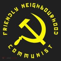 Friendly Neighbourhood Communist Funny Communism Golf Towel thumb 3