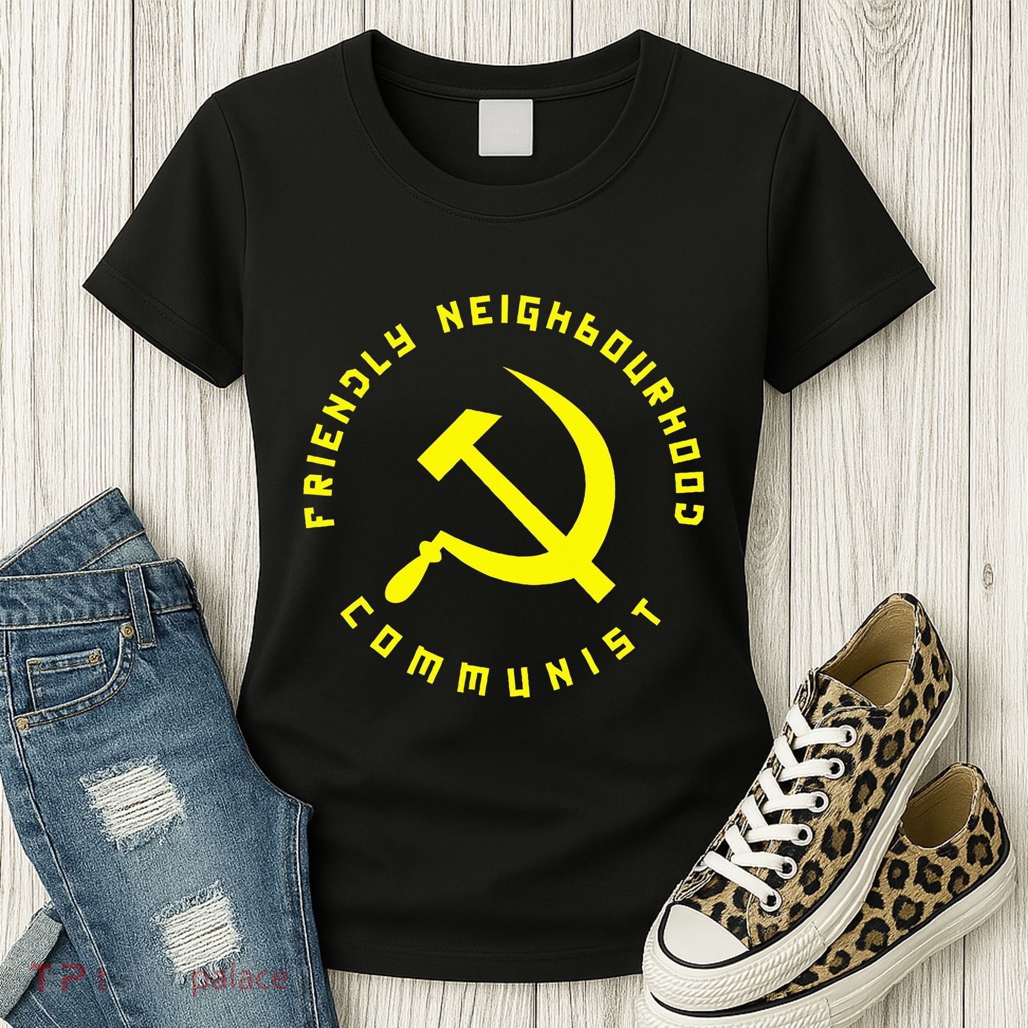 Friendly Neighbourhood Communist Funny Communism Women's T-Shirt