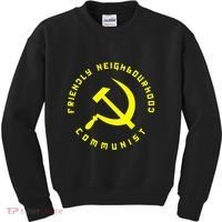 Friendly Neighbourhood Communist Funny Communism Kids Sweatshirt thumb 0