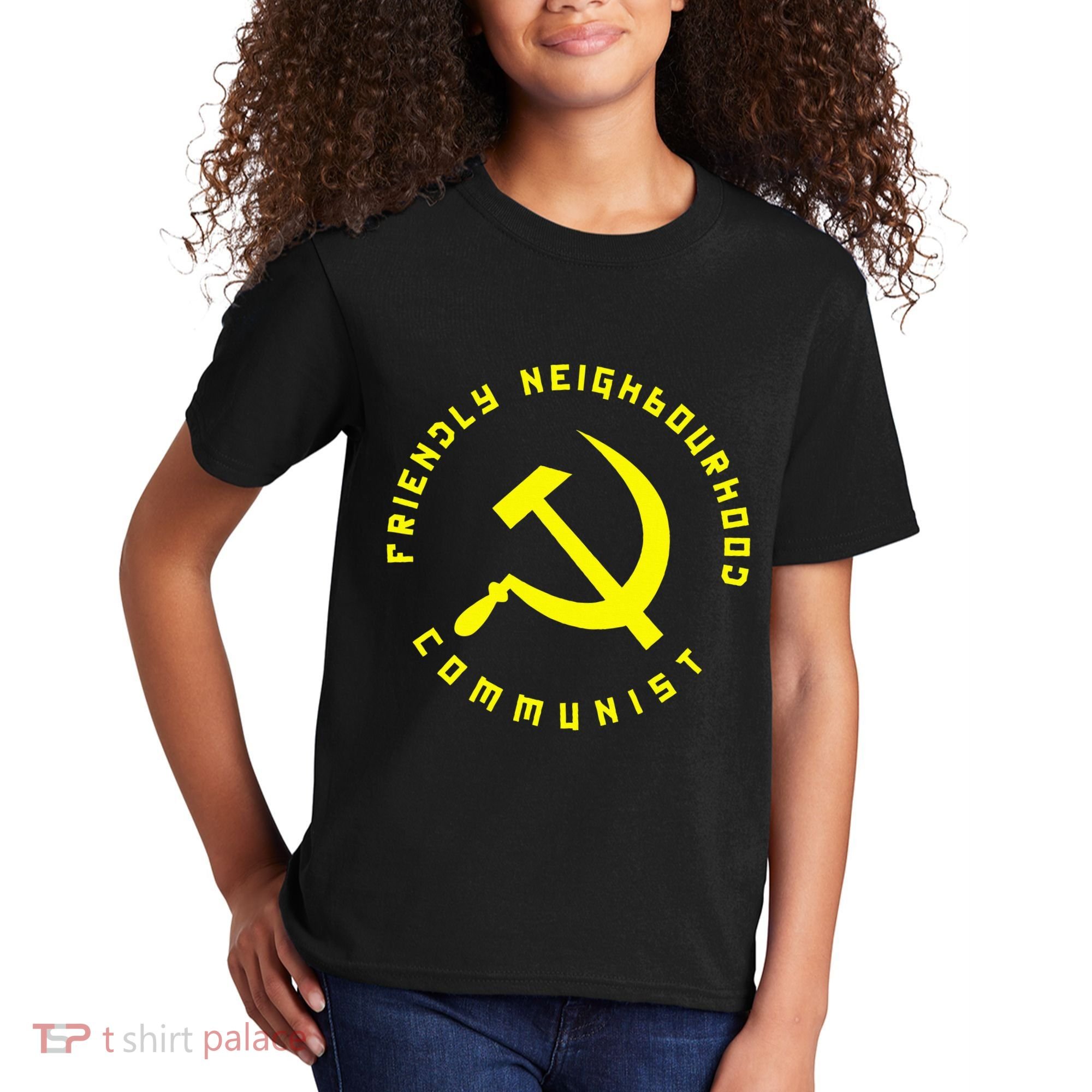 Friendly Neighbourhood Communist Funny Communism Kids T-Shirt