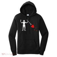Funny North Carolina Pirate Flag Gift OBX Blackbeards Jolly Roger Gift Women's Hoodie thumb 0