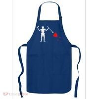 Funny North Carolina Pirate Flag Gift OBX Blackbeards Jolly Roger Gift Apron thumb 0