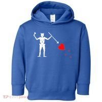 Funny North Carolina Pirate Flag Gift OBX Blackbeards Jolly Roger Gift Toddler Hoodie thumb 0