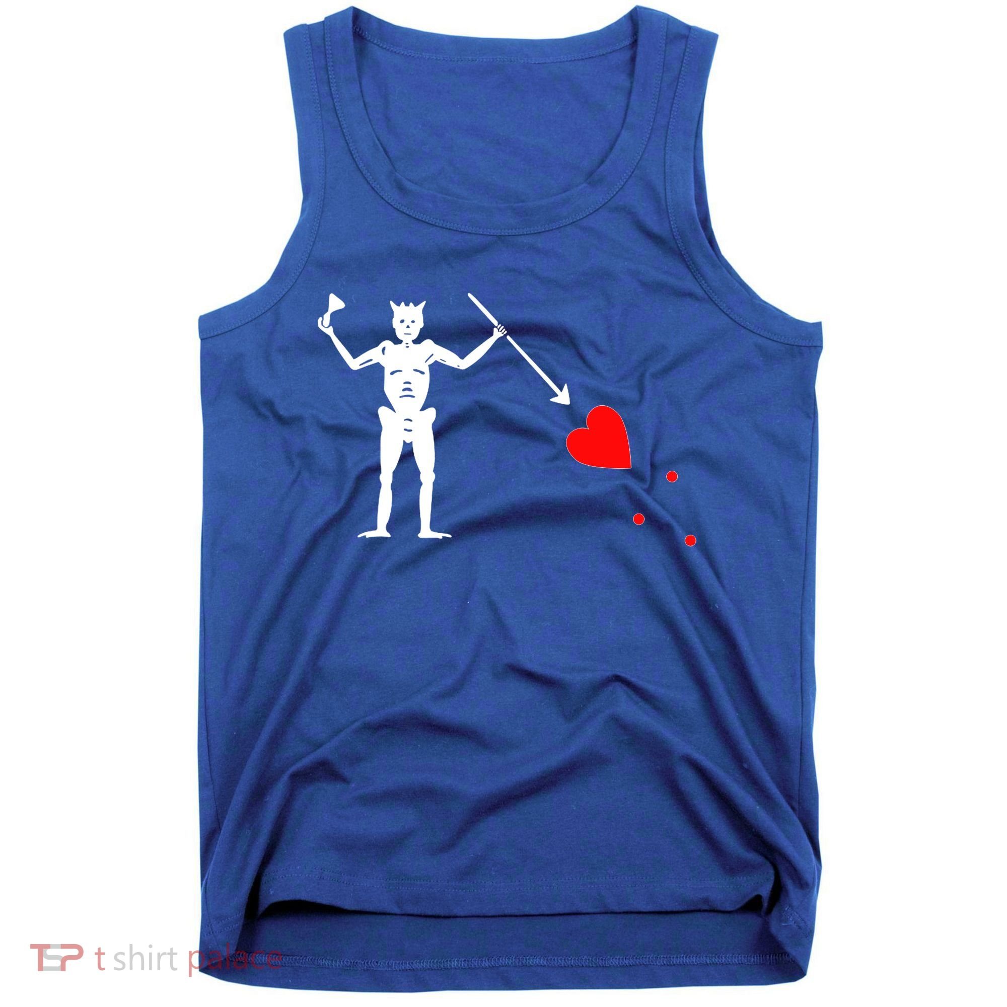 Funny North Carolina Pirate Flag Gift OBX Blackbeards Jolly Roger Gift Tank Top
