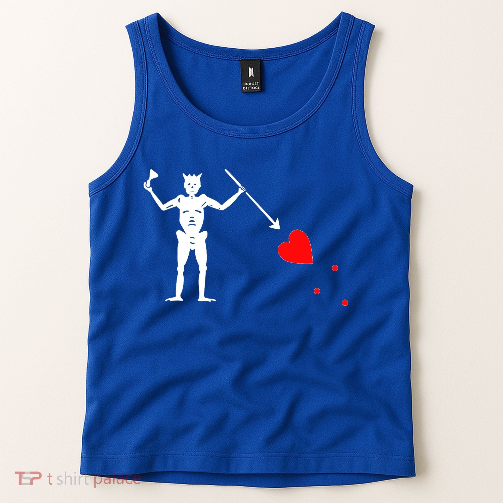 Funny North Carolina Pirate Flag Gift OBX Blackbeards Jolly Roger Gift Tank Top