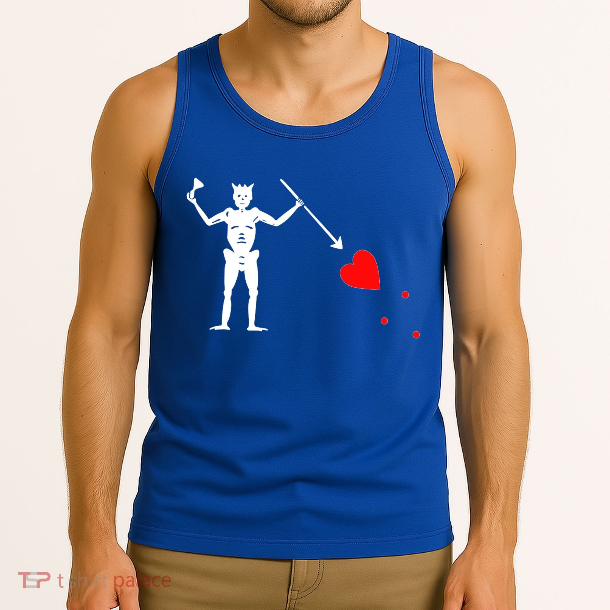 Funny North Carolina Pirate Flag Gift OBX Blackbeards Jolly Roger Gift Tank Top