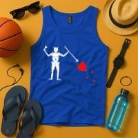 Funny North Carolina Pirate Flag Gift OBX Blackbeards Jolly Roger Gift Tank Top thumb 4