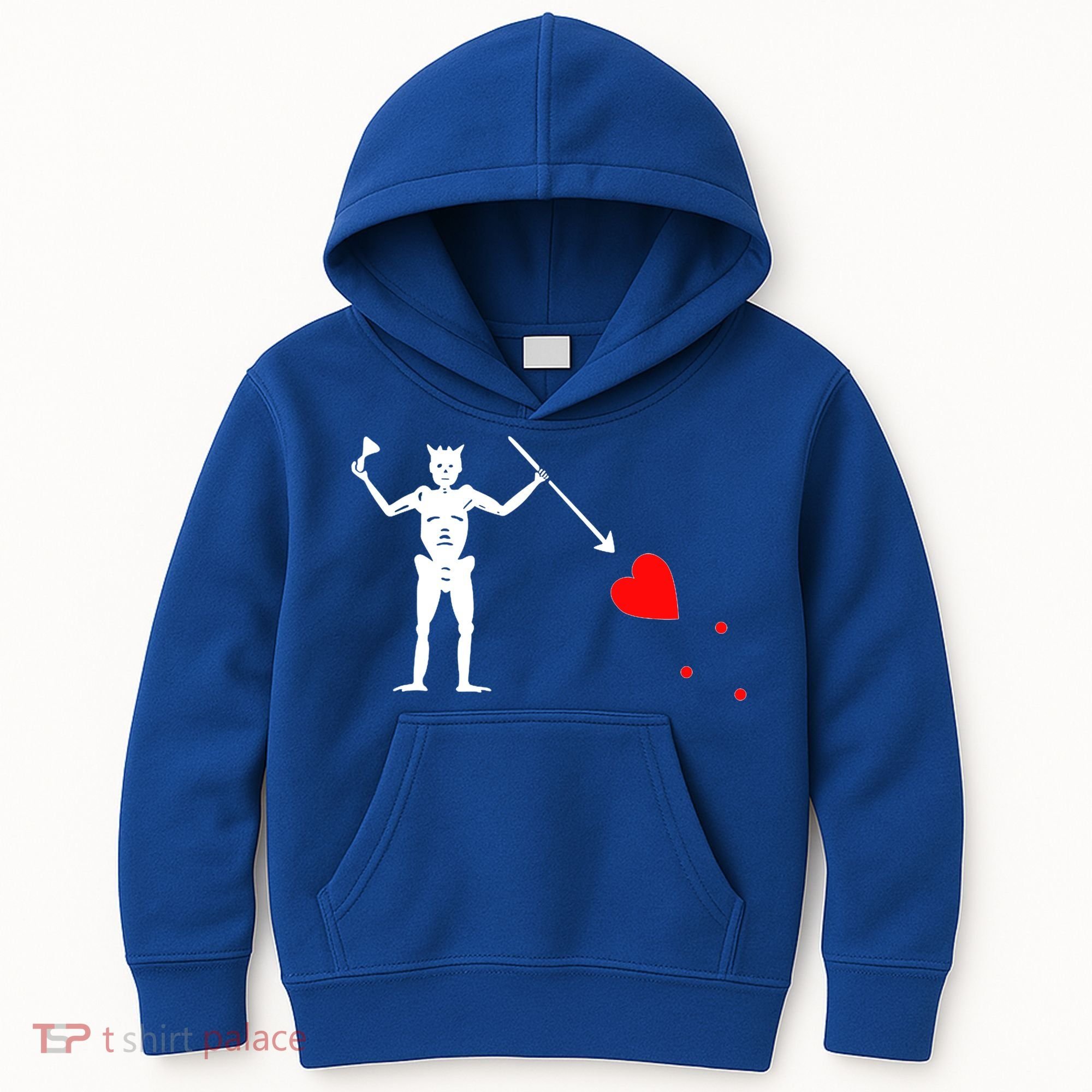 Funny North Carolina Pirate Flag Gift OBX Blackbeards Jolly Roger Gift Kids Hoodie