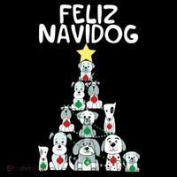 Feliz Navidog Christmas Dog Funny Cute Xmas Tree Coffee Mug thumb 5