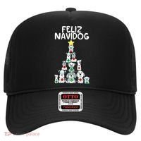 Feliz Navidog Christmas Dog Funny Cute Xmas Tree Hat thumb 0