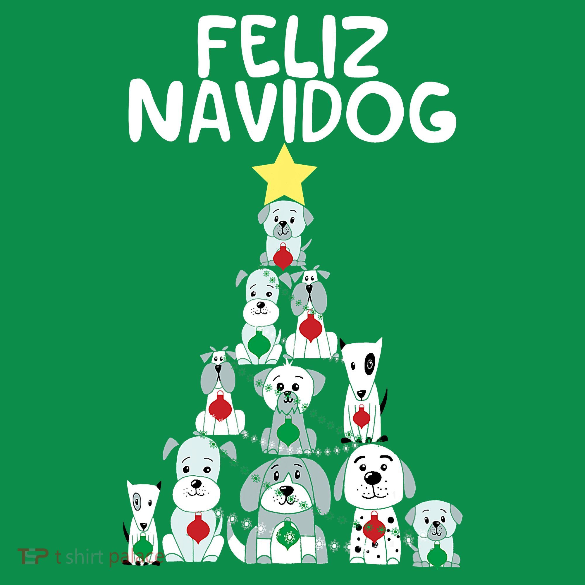 Feliz Navidog Christmas Dog Funny Cute Xmas Tree Sweatshirt