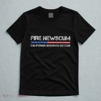 Fire Newscum California Deserves Better Gavin Newsom T-Shirt thumb 5