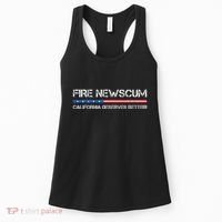 Fire Newscum California Deserves Better Gavin Newsom Women's Tank Top thumb 0