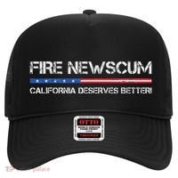 Fire Newscum California Deserves Better Gavin Newsom Hat thumb 0