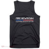 Fire Newscum California Deserves Better Gavin Newsom Tank Top thumb 0