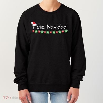 Feliz Navidad Christmas TShirt Women's Sweatshirt