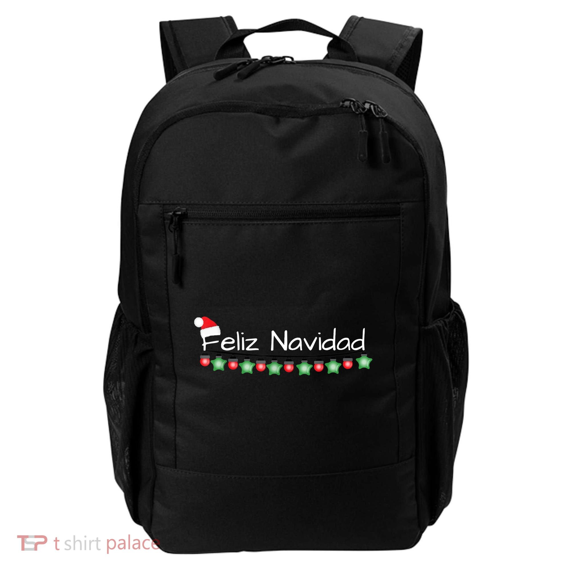 Feliz Navidad Christmas TShirt Backpack