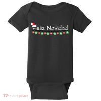Feliz Navidad Christmas TShirt Baby Bodysuit thumb 0