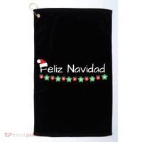 Feliz Navidad Christmas TShirt Golf Towel thumb 0
