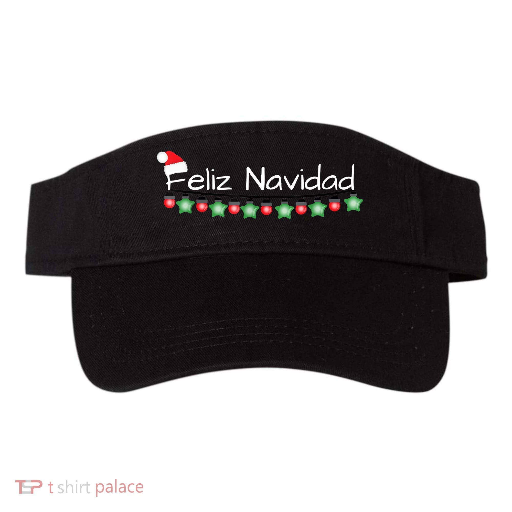 Feliz Navidad Christmas TShirt Visor