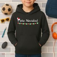 Feliz Navidad Christmas TShirt Kids Hoodie thumb 2