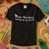 Feliz Navidad Christmas TShirt Kids T-Shirt thumb 3