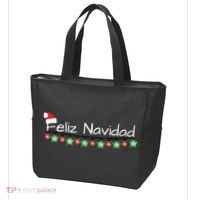 Feliz Navidad Christmas TShirt Tote Bag thumb 3