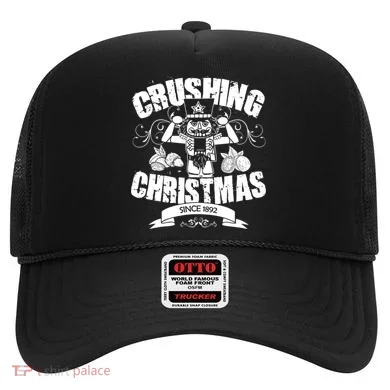Funny Nutcracker Crushing Christmas Hat