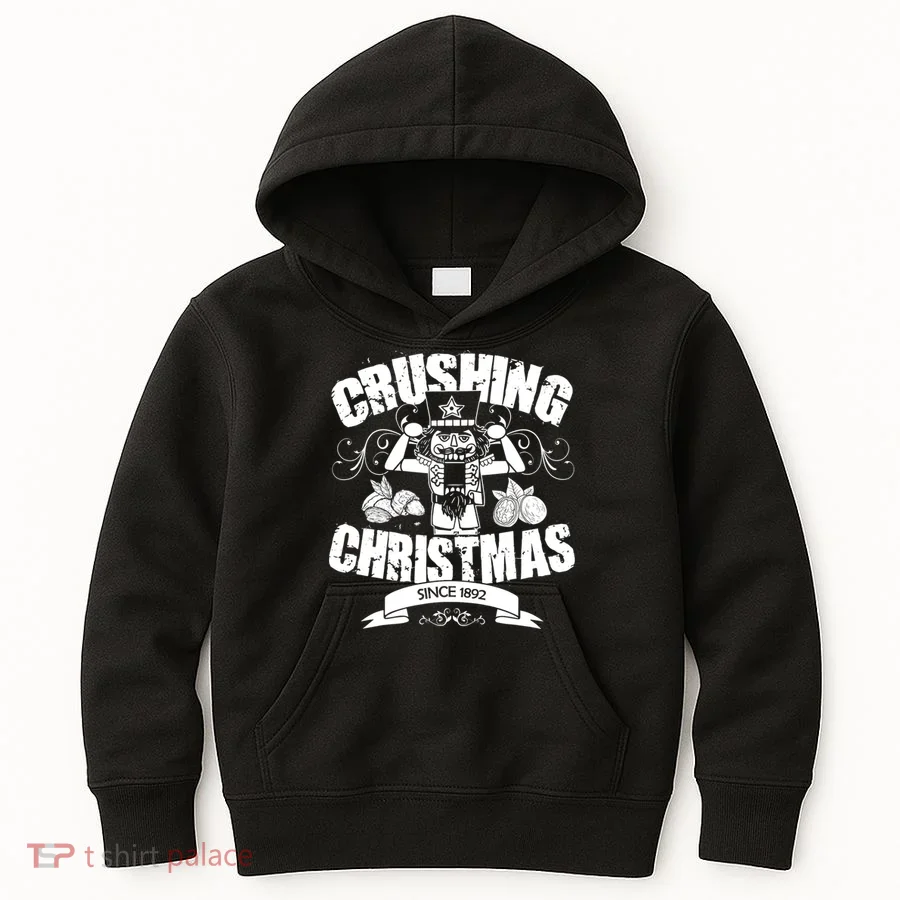 Funny Nutcracker Crushing Christmas Kids Hoodie