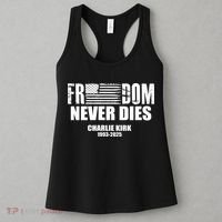 Freedom Never Dies Charlie Kirk 1993-2025 Women's Tank Top thumb 3
