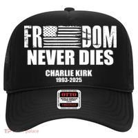 Freedom Never Dies Charlie Kirk 1993-2025 Hat thumb 0