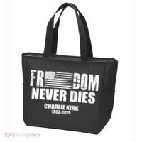 Freedom Never Dies Charlie Kirk 1993-2025 Tote Bag thumb 3