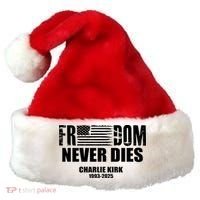 Freedom Never Dies Charlie Kirk 1993-2025 Santa Hat thumb 0