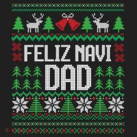 Feliz Navi Dad Funny Ugly Sweater for Christmas Women's Sweatshirt thumb 2