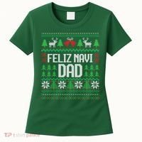 Feliz Navi Dad Funny Ugly Sweater for Christmas Women's T-Shirt thumb 0