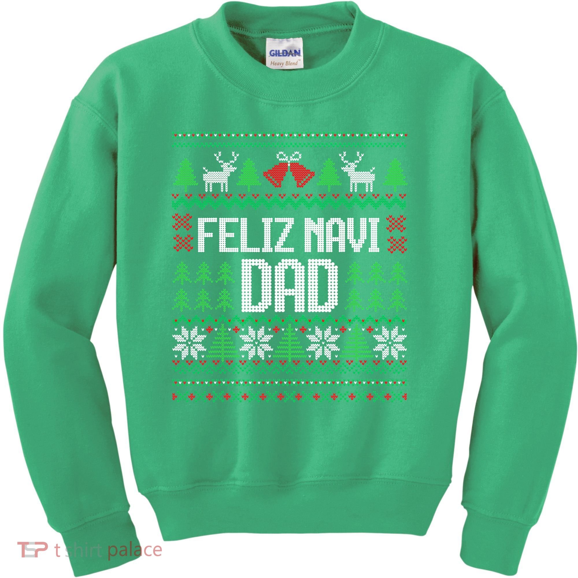Feliz Navi Dad Funny Ugly Sweater for Christmas Kids Sweatshirt