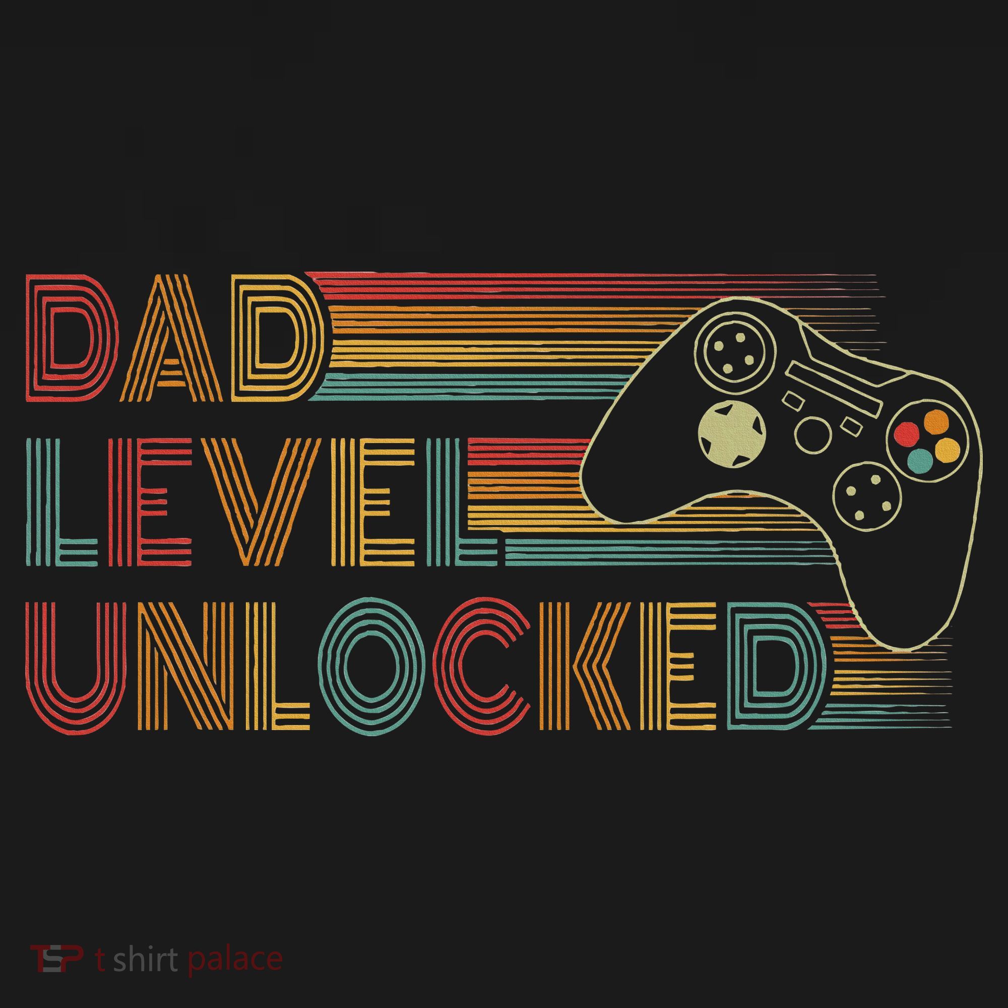 Funny New Dad Dad Level Unlocked Gaming Apron