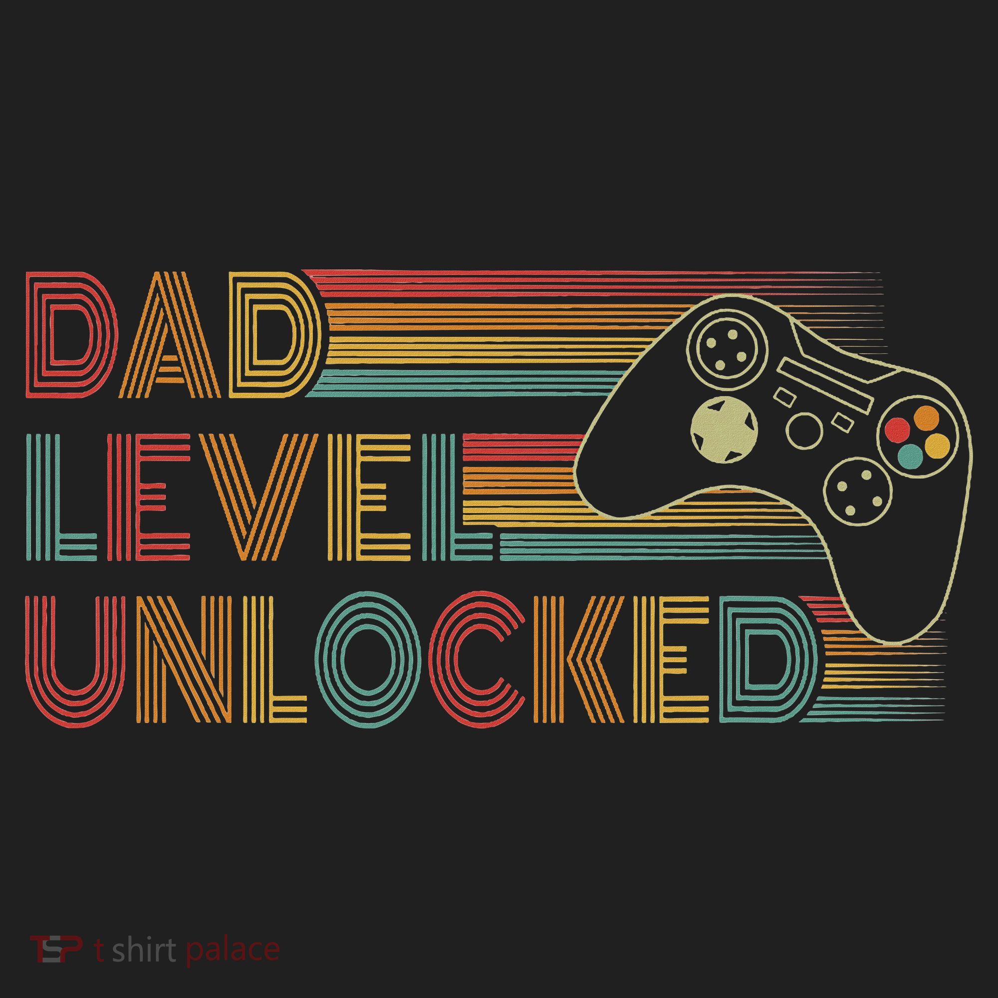Funny New Dad Dad Level Unlocked Gaming Gamer Dad Beanie