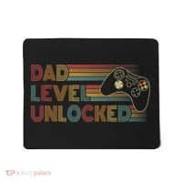 Funny New Dad Dad Level Unlocked Gaming Gamer Dad Mousepad thumb 0