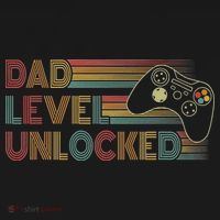Funny New Dad Dad Level Unlocked Gaming Gamer Dad Mousepad thumb 1