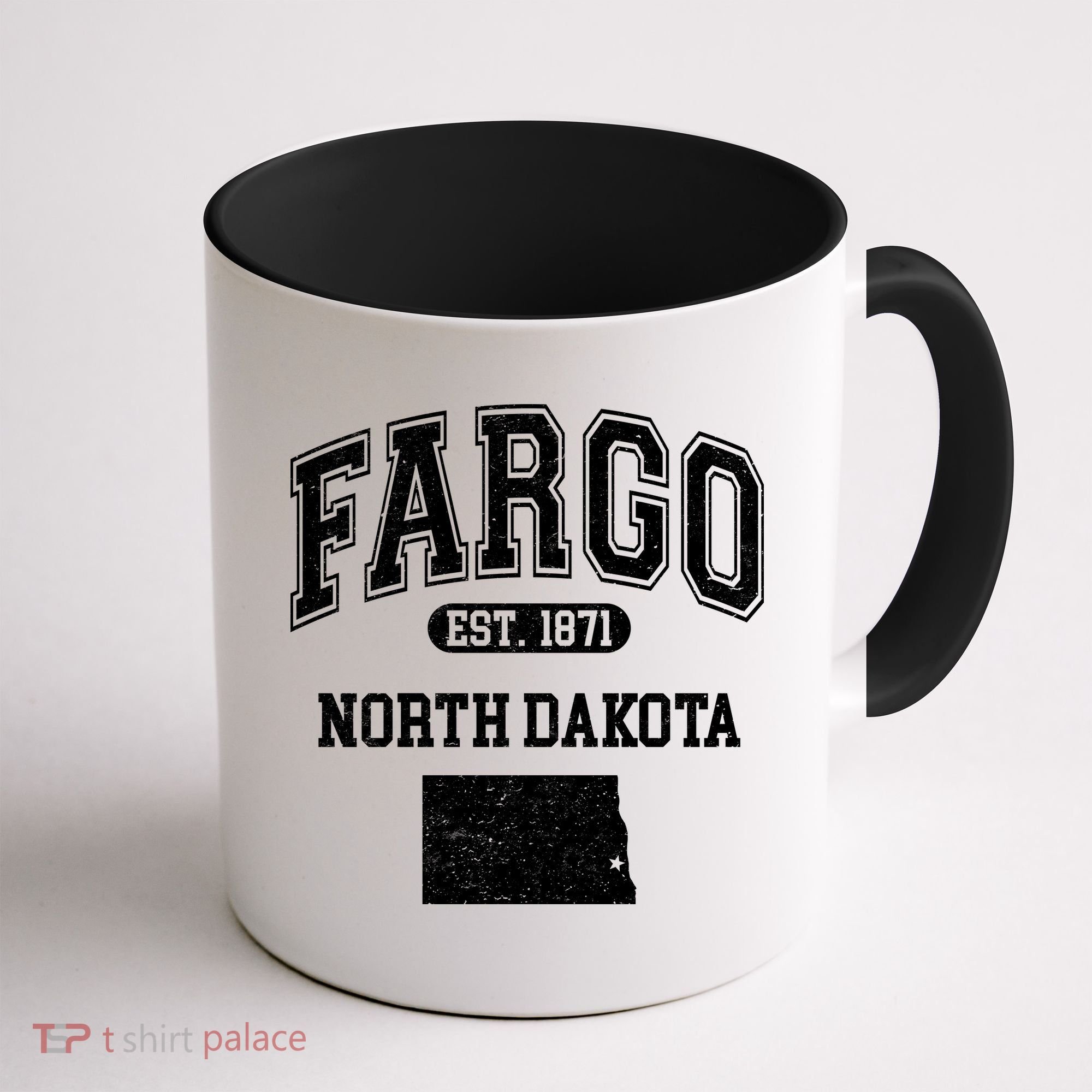 Fargo North Dakota Est 1871 Varsity Coffee Mug