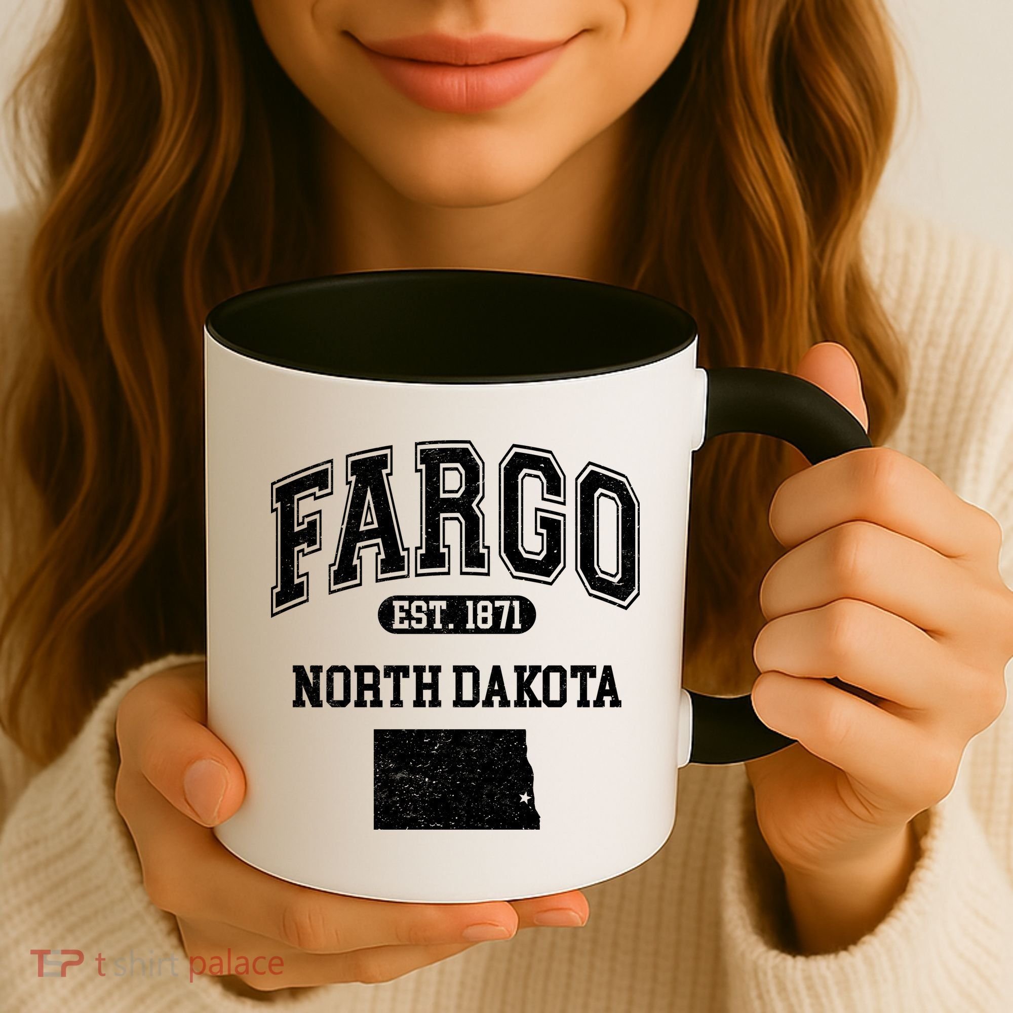 Fargo North Dakota Est 1871 Varsity Coffee Mug