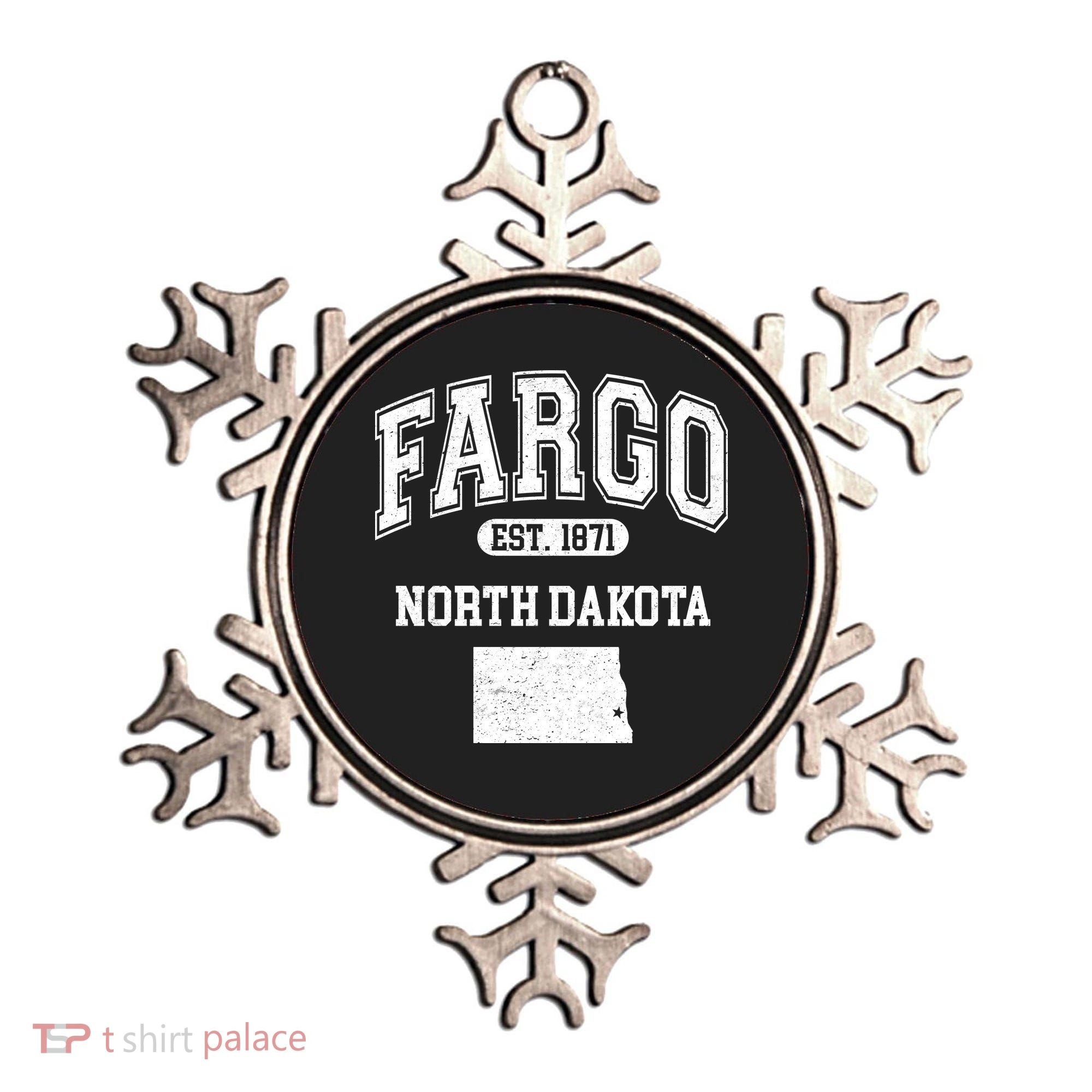 Fargo North Dakota Est 1871 Varsity Ornament