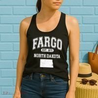 Fargo North Dakota Est 1871 Varsity Women's Tank Top thumb 2
