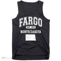 Fargo North Dakota Est 1871 Varsity Tank Top thumb 0
