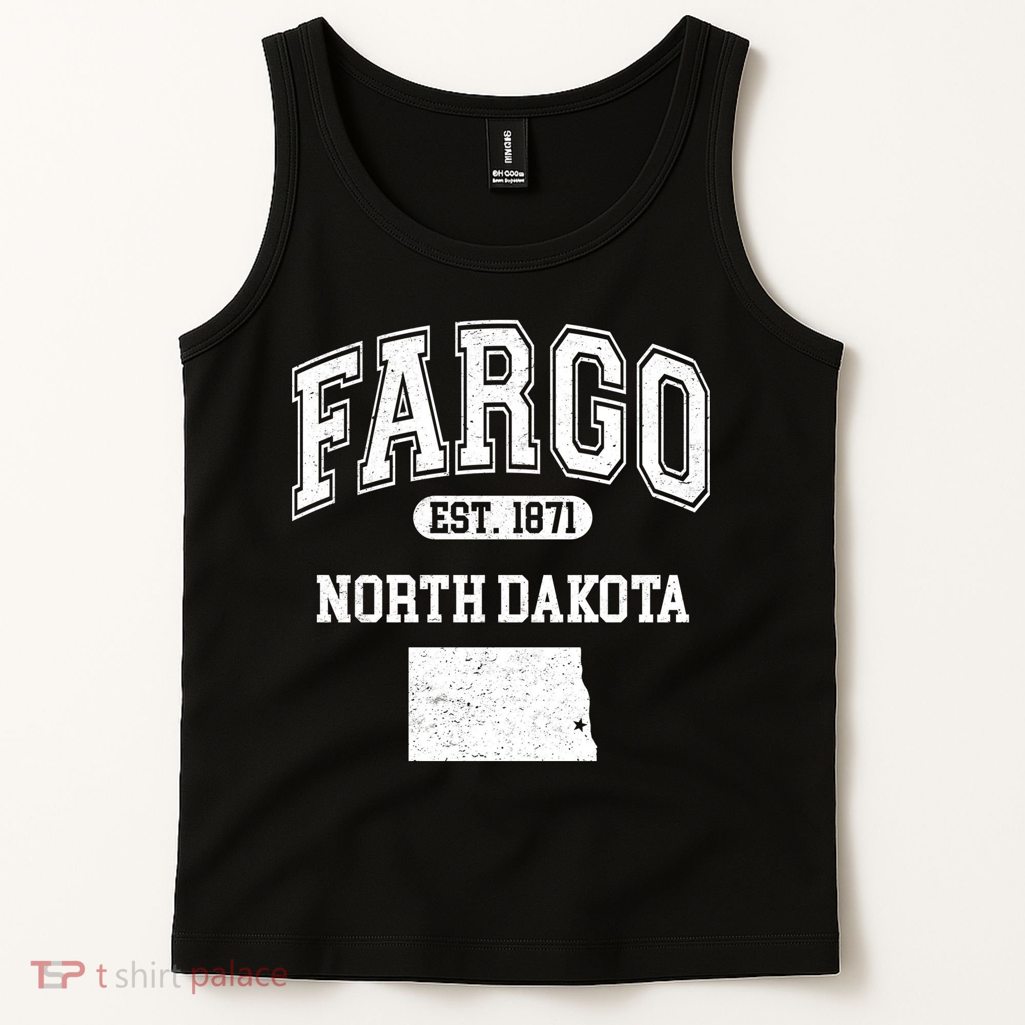 Fargo North Dakota Est 1871 Varsity Tank Top