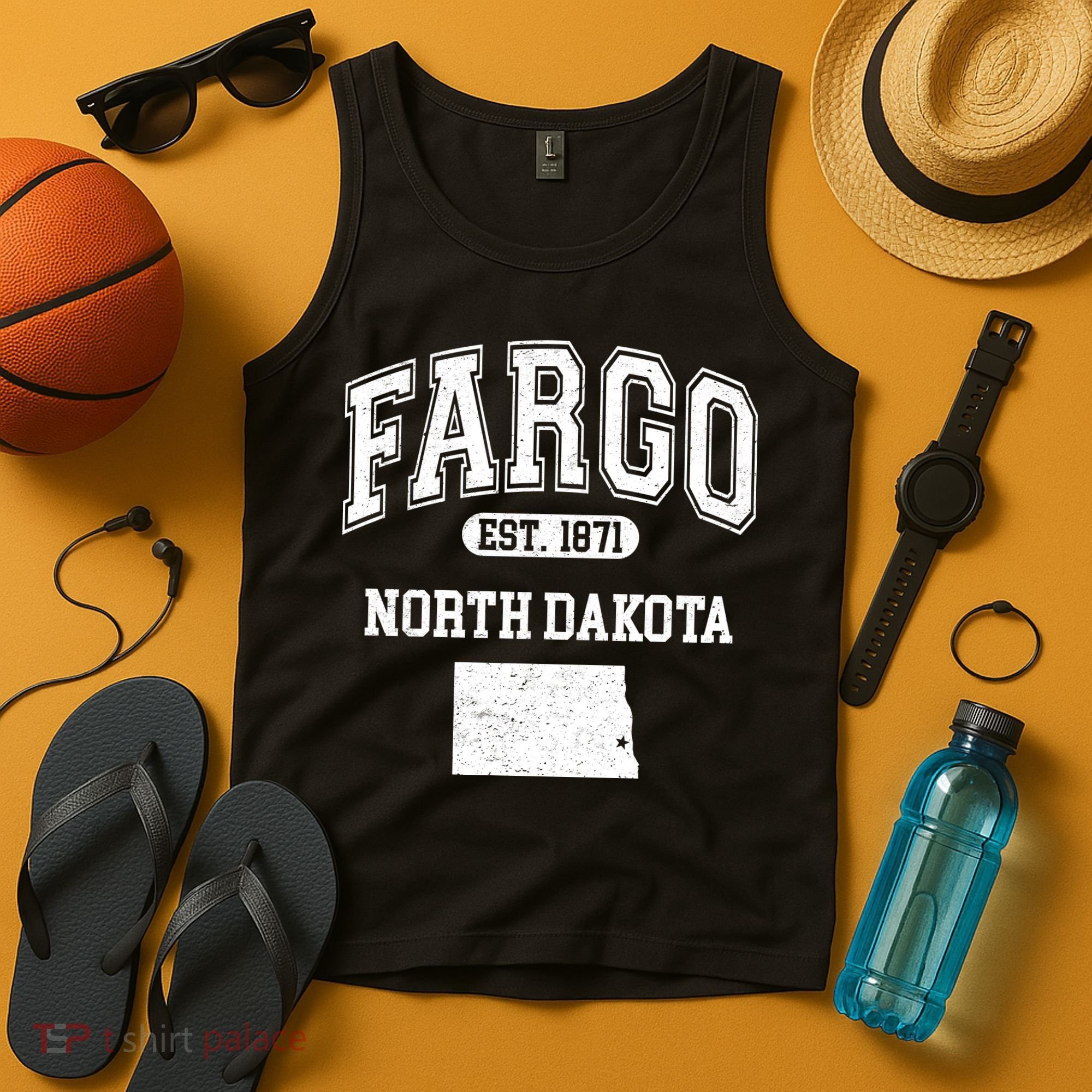 Fargo North Dakota Est 1871 Varsity Tank Top