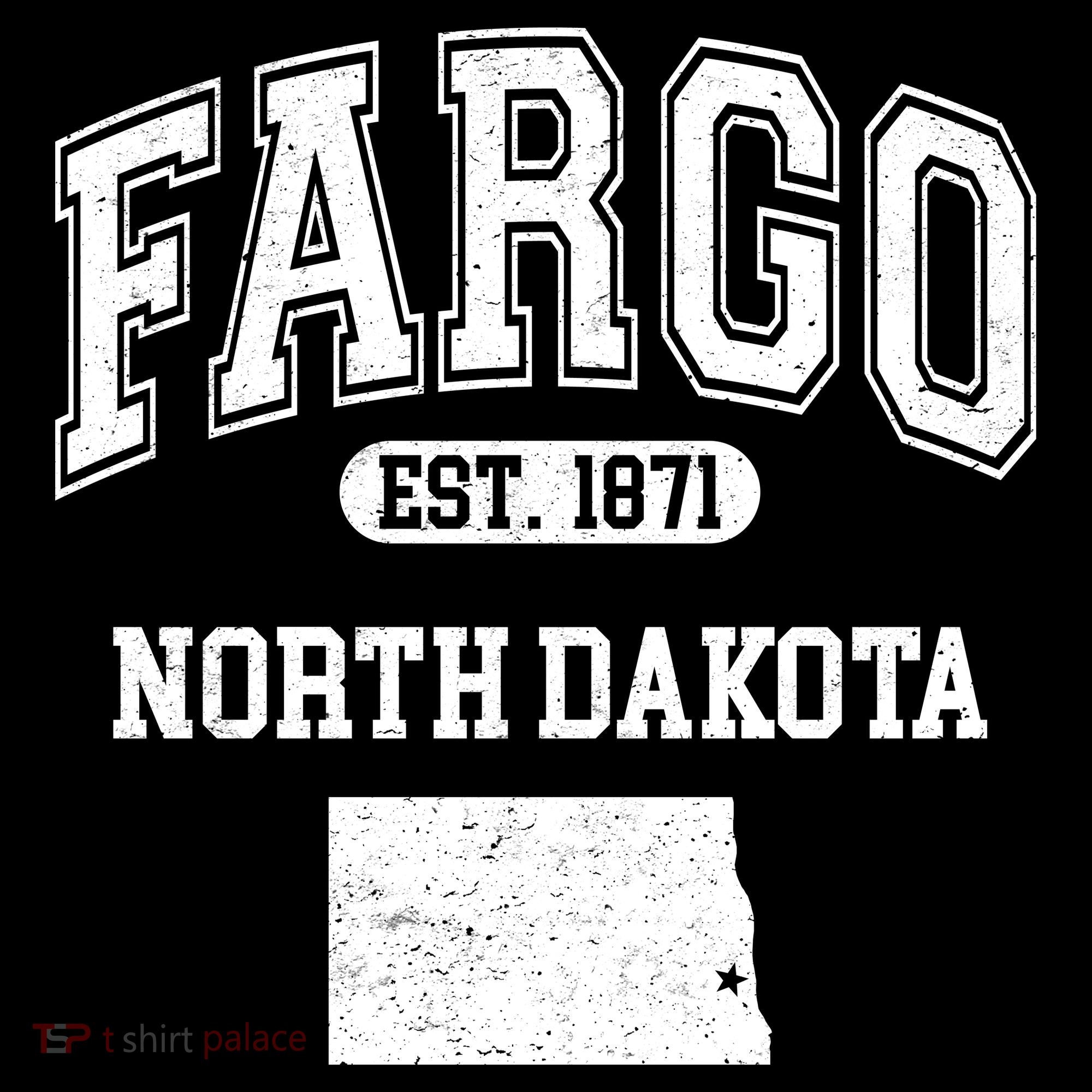 Fargo North Dakota Est 1871 Varsity Tank Top
