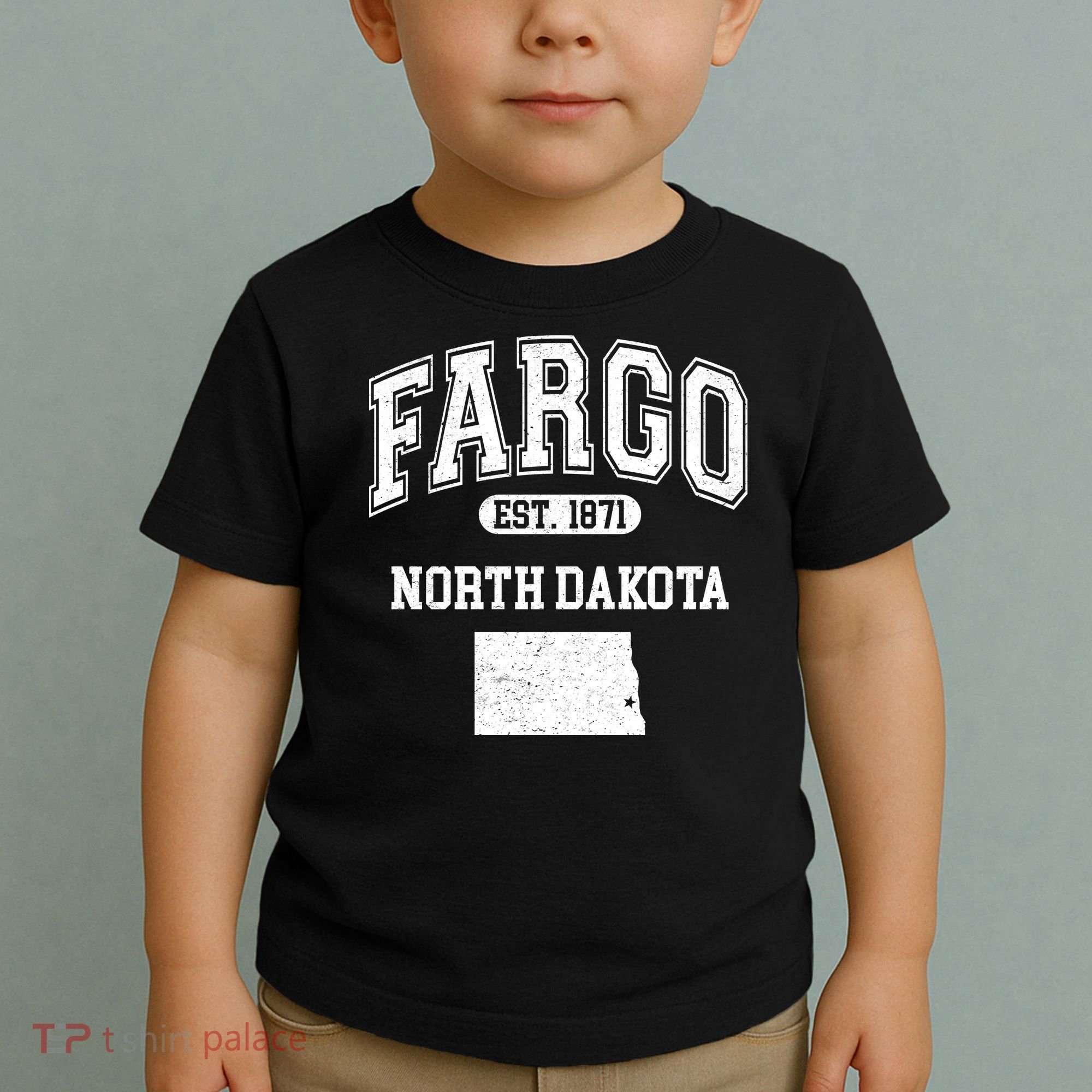 Fargo North Dakota Est 1871 Varsity Toddler T-Shirt
