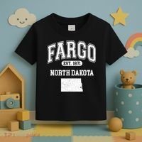 Fargo North Dakota Est 1871 Varsity Toddler T-Shirt thumb 3
